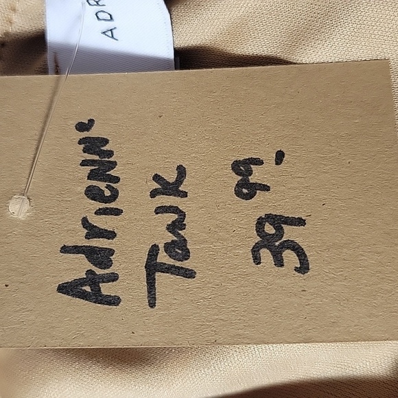 ADRIENNE Ruffled Animal Print Tank‎ Top Size Small - Picture 8 of 8